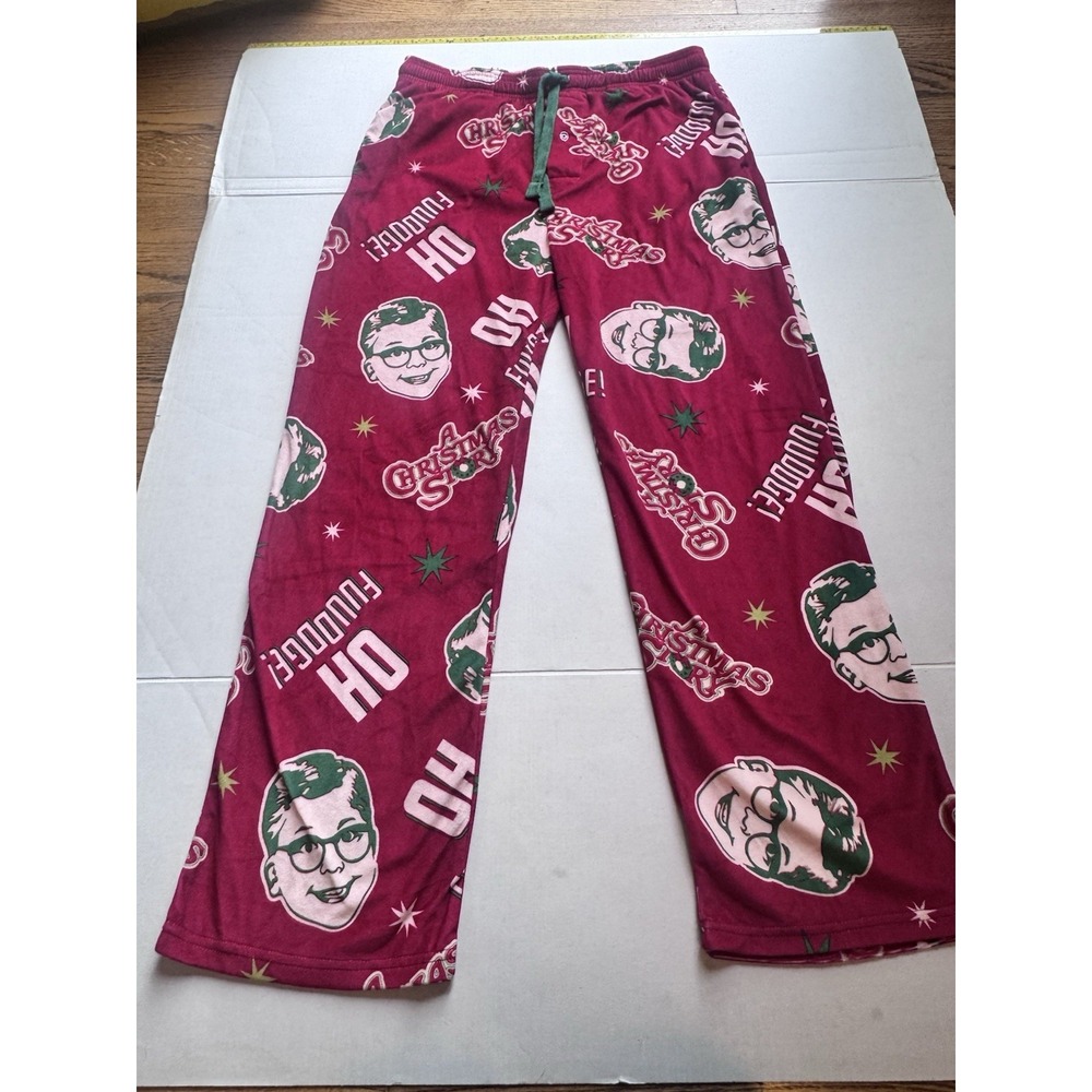 Christmas Story‎ Red Pajama Pants Christmas Holiday Bottoms Men's Size Medium